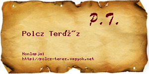 Polcz Teréz névjegykártya